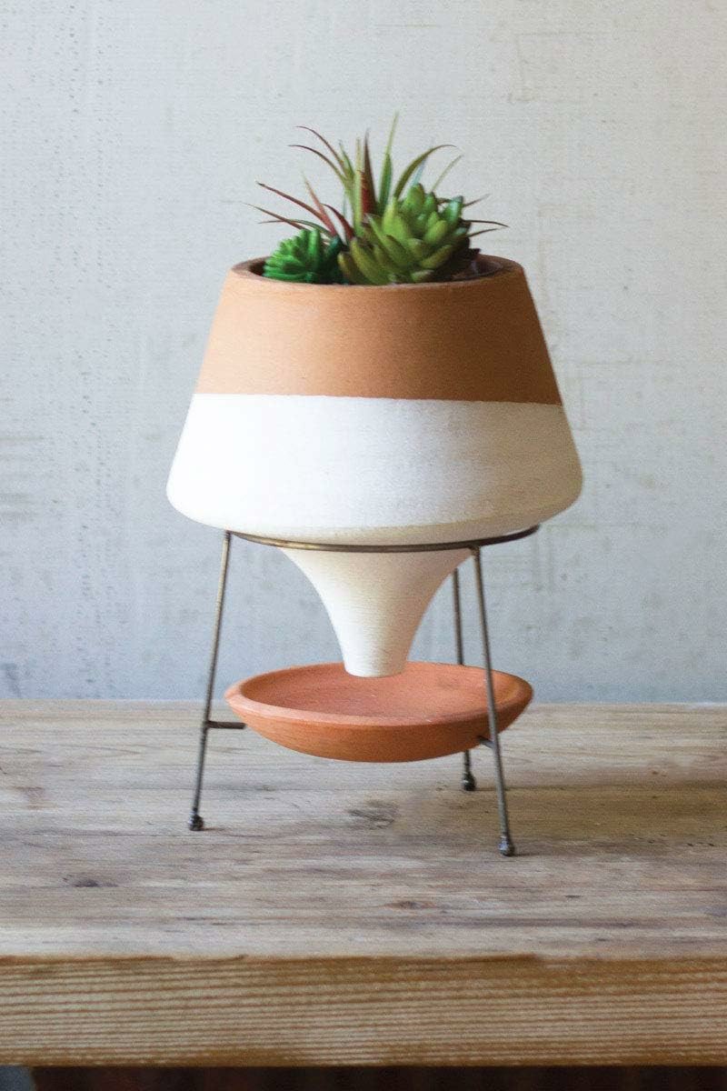 Modern Plant Pots | Terracotta Funnel Planter Modern Plant Pots Modern Plant Pots