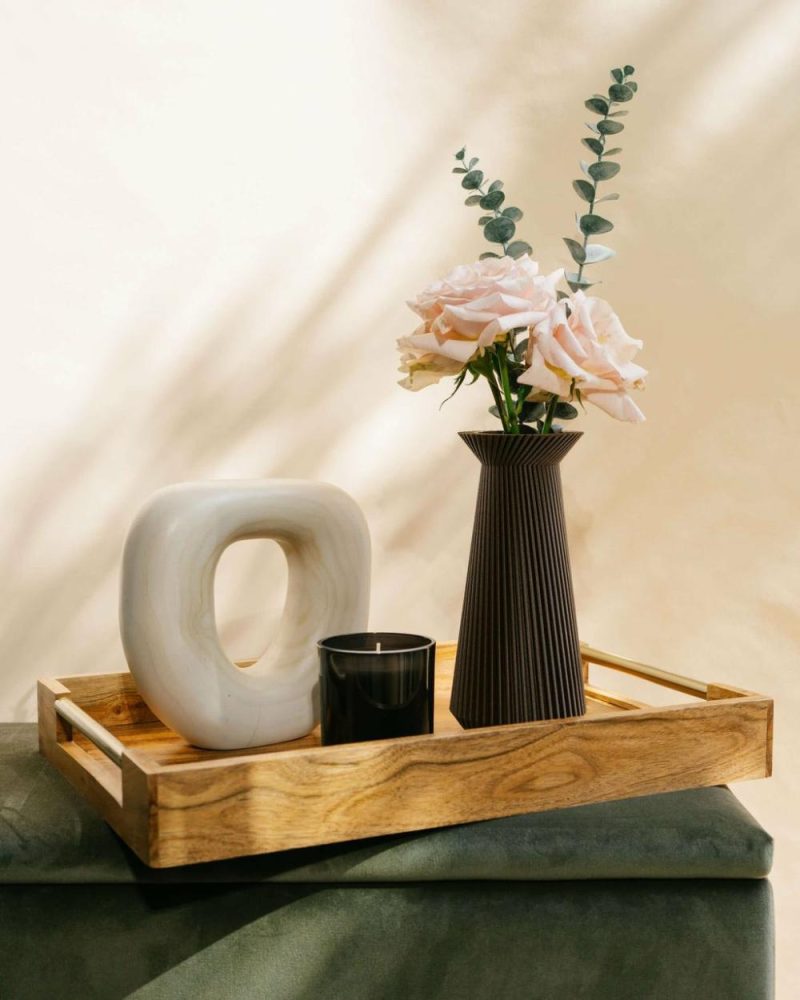 Organic Modern Vases | Banda™ Brown Vase Organic Modern Vases Organic Modern Vases