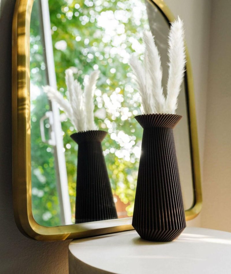 Organic Modern Vases | Banda™ Brown Vase Organic Modern Vases Organic Modern Vases