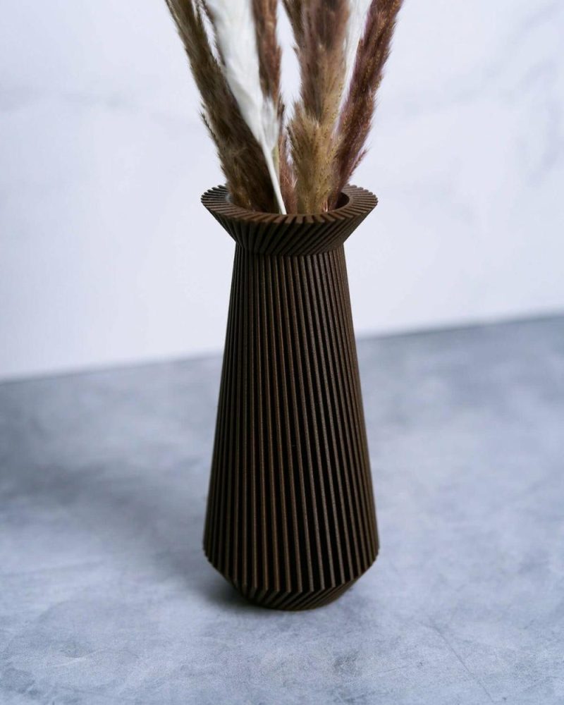 Organic Modern Vases | Banda™ Brown Vase Organic Modern Vases Organic Modern Vases